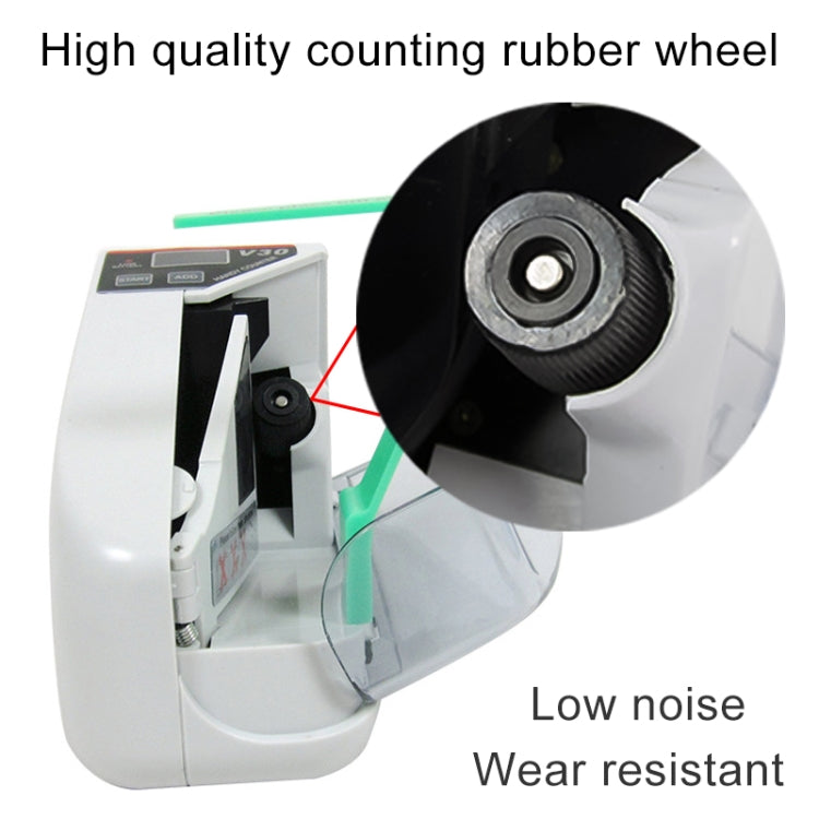 V30 Mini Portable Multi Paper Currency Counting Money Counter, EU Plug