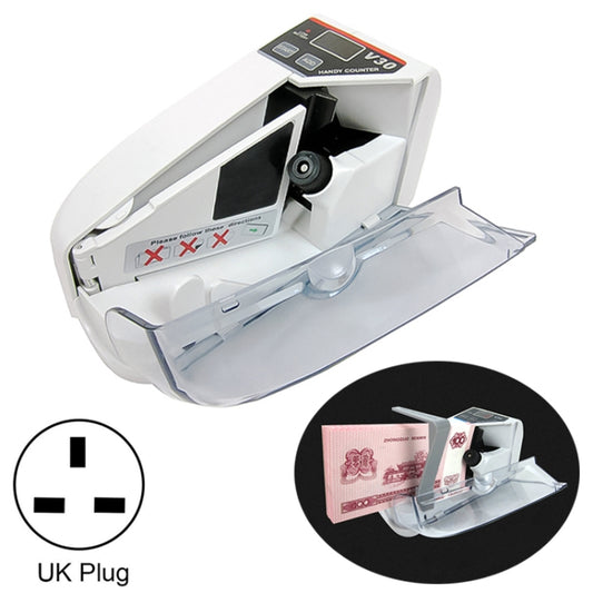V30 Mini Portable Multi Paper Currency Counting Money Counter, UK Plug
