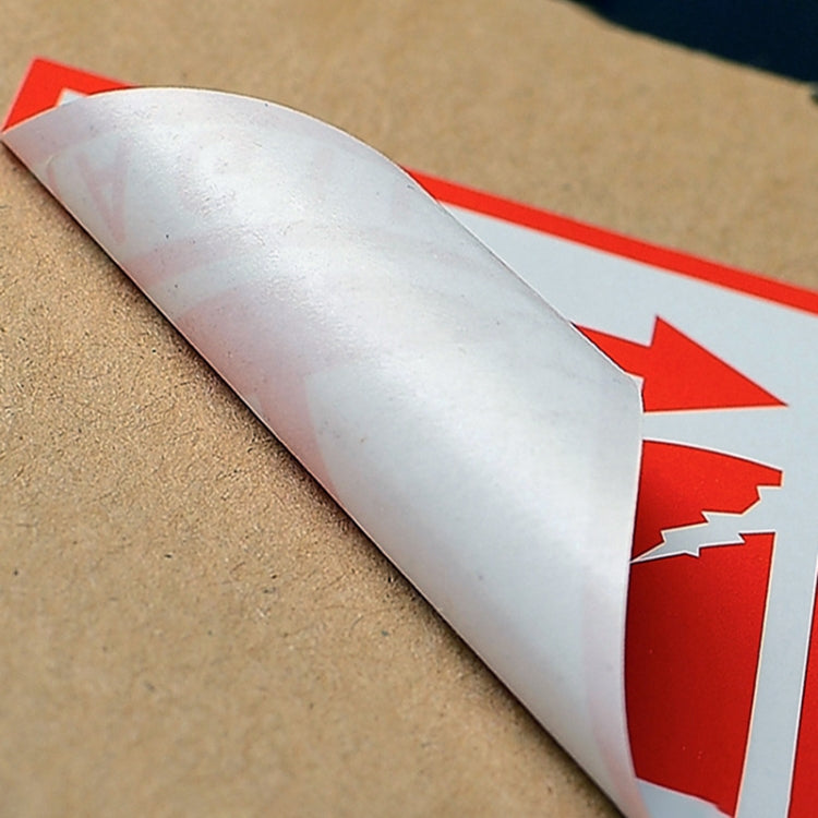 1000 PCS Self-adhesive English Warning Sticker Fragile Label, Size: 5.5x5.5cm