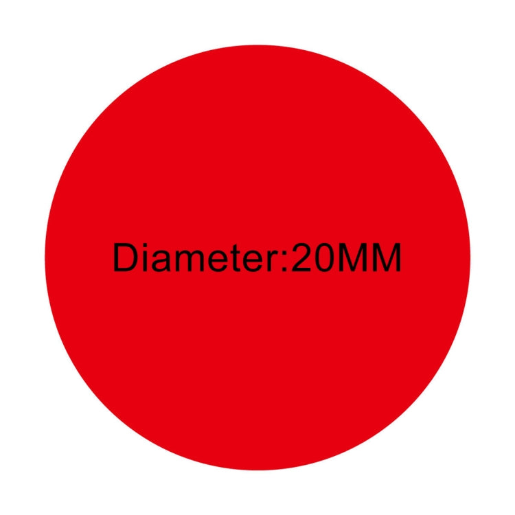 1000 PCS Round Shape Self-adhesive Colorful Mark Sticker Mark Label