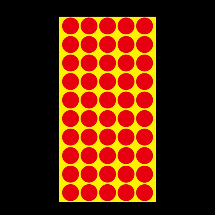 1000 PCS Round Shape Self-adhesive Colorful Mark Sticker Mark Label