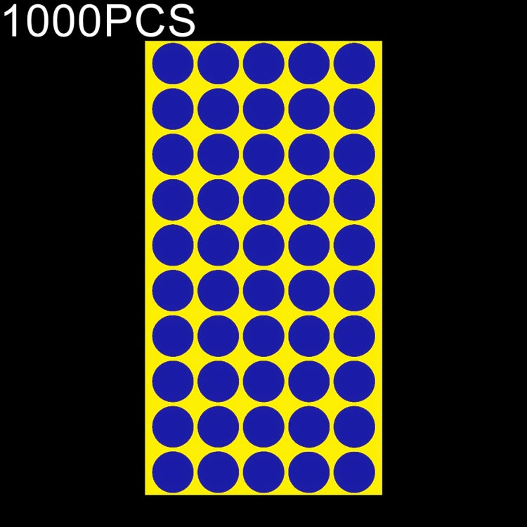 1000 PCS Round Shape Self-adhesive Colorful Mark Sticker Mark Label