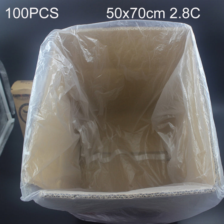 100 PCS 2.8C Dust-proof Moisture-proof Plastic PE Packaging Bag, Size: 50cm x 70cm