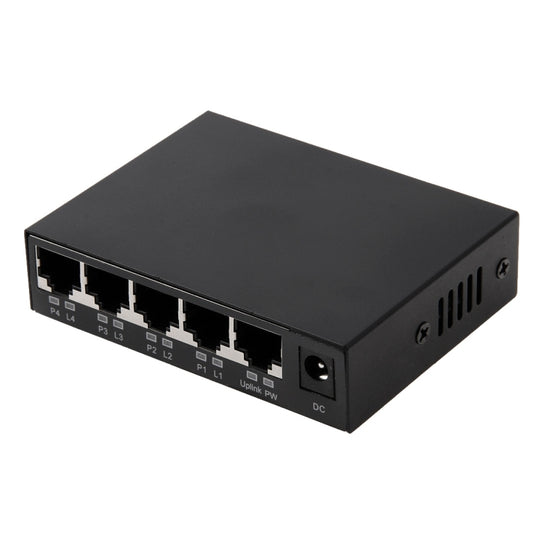 5 Ports 10/100Mbps POE Switch IEEE802.3af Power Over Ethernet Network Switch for IP Camera VoIP Phone AP Devices
