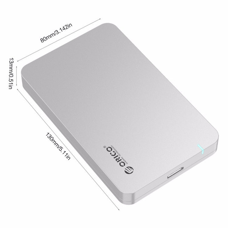 ORICO 2569S3 USB3.0 Micro-B External Hard Disk Box Storage Case for 9.5mm 2.5 inch SATA HDD / SSD