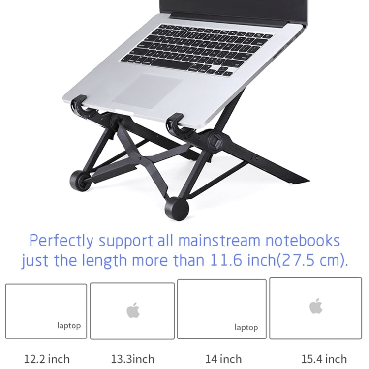NEXSTAND Portable Adjustable Foldable Desk Holder Stand for Laptop / Notebook, Suitable for: More than 11.6 inch