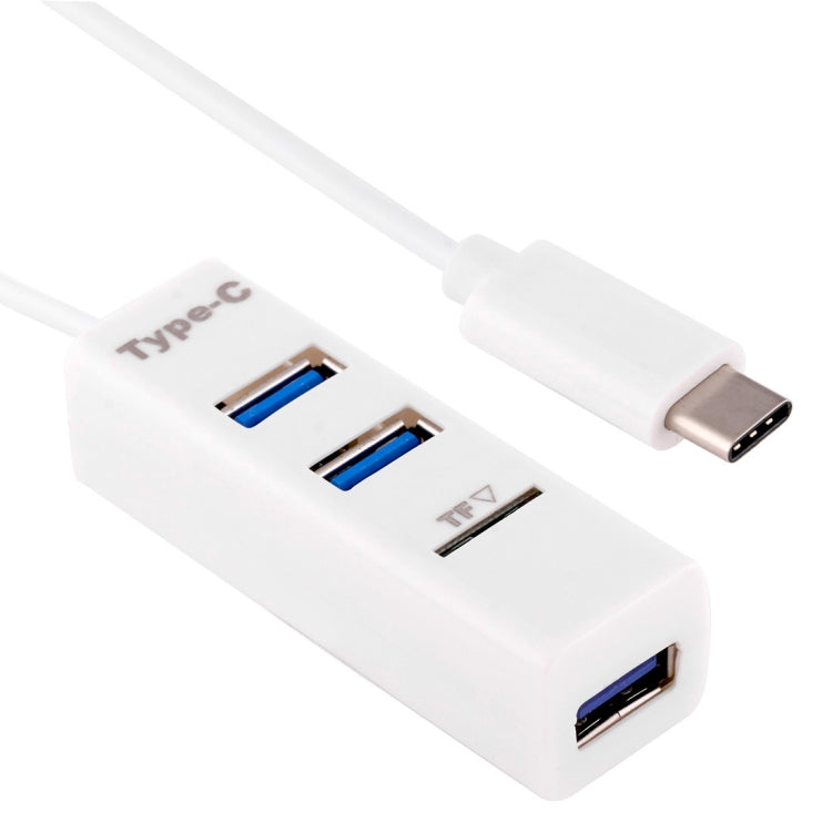 2 in 1 USB 3.1 USB-C / Type-C to USB 2.0 COMBO 3 Ports HUB + TF Card Reader