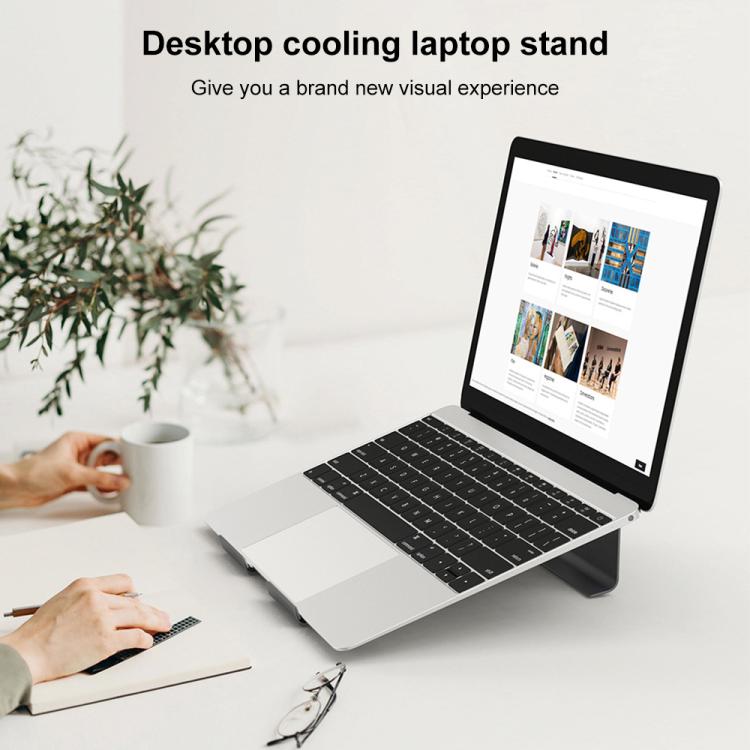 Aluminum Cooling Stand for Laptop, Suitable for Mac Air, Mac Pro,  iPad, and Other 11-17 inch Laptops