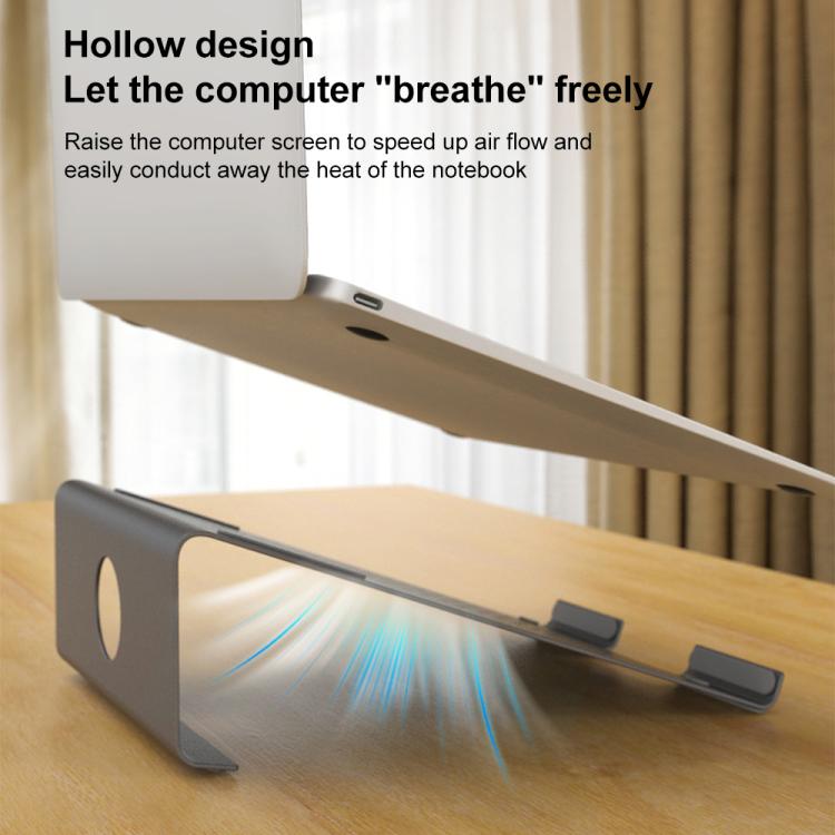 Aluminum Cooling Stand for Laptop, Suitable for Mac Air, Mac Pro,  iPad, and Other 11-17 inch Laptops