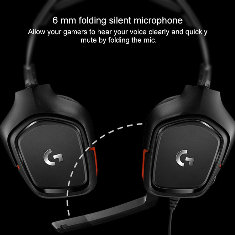 Logitech G331 Dolby 7.1 Surround Sound Stereo Folding Noise Reduction Competition Gaming Headset
