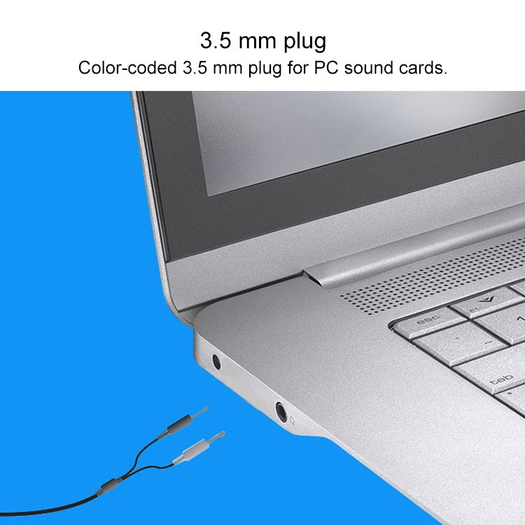 Logitech H110 Dual 3.5mm Audio Plugs Stereo Headset