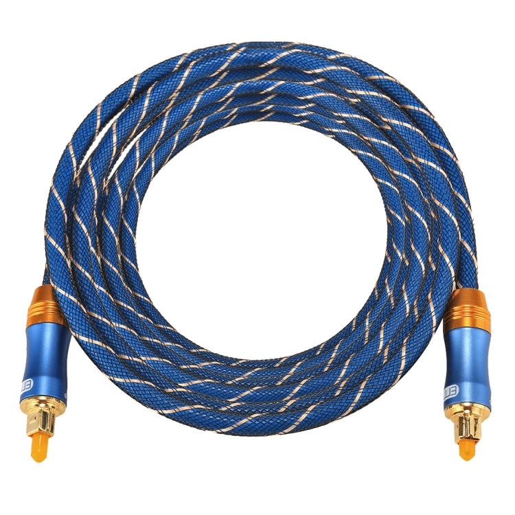EMK LSYJ-A 3m OD6.0mm Gold Plated Metal Head Toslink Male to Male Digital Optical Audio Cable