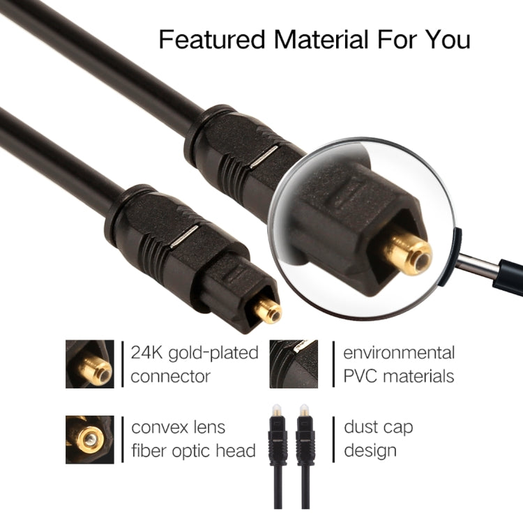 EMK 25m OD4.0mm Toslink Male to Male Digital Optical Audio Cable