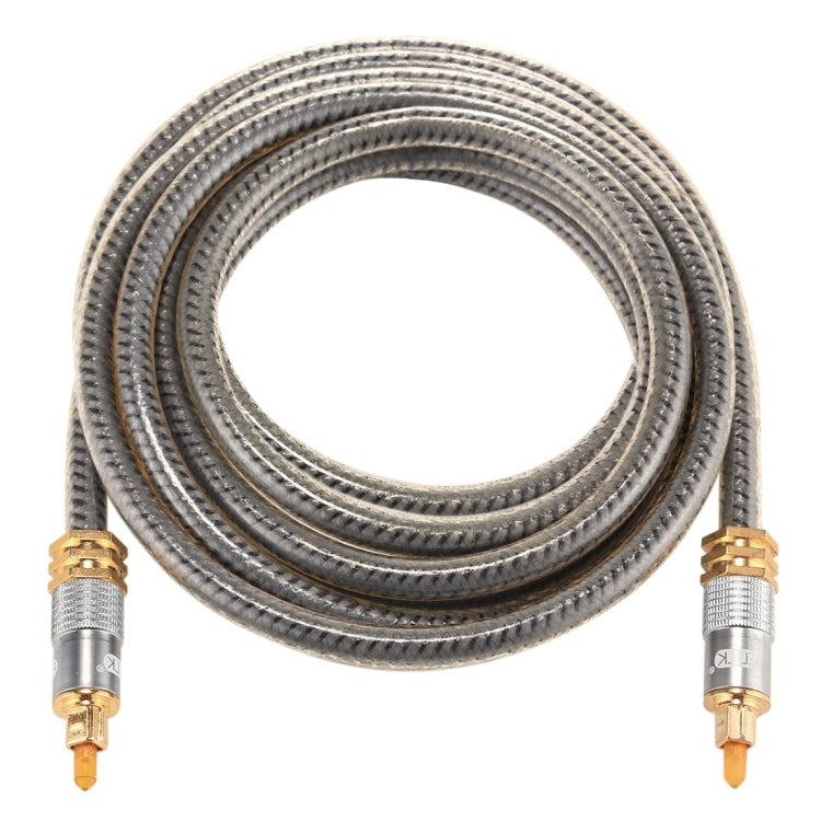 EMK YL-A 3m OD8.0mm Gold Plated Metal Head Toslink Male to Male Digital Optical Audio Cable