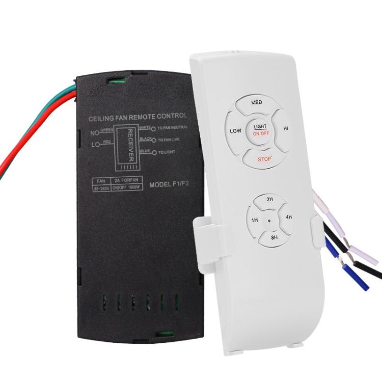 Universal Ceiling Fan Lamp Remote Control Kit 85-265V Timing Wireless Control Switch Adjusted Wind Speed Transmitter Receiver