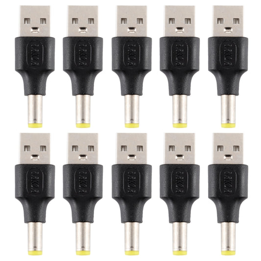 10 PCS 5.5 x 2.5mm Male to USB 2.0 Male DC Power Plug Connector