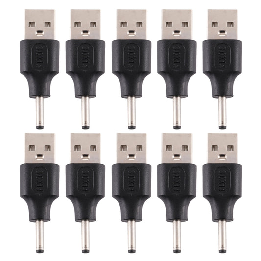 10 PCS 3.0 x 1.1mm Male to USB 2.0 Male DC Power Plug Connector