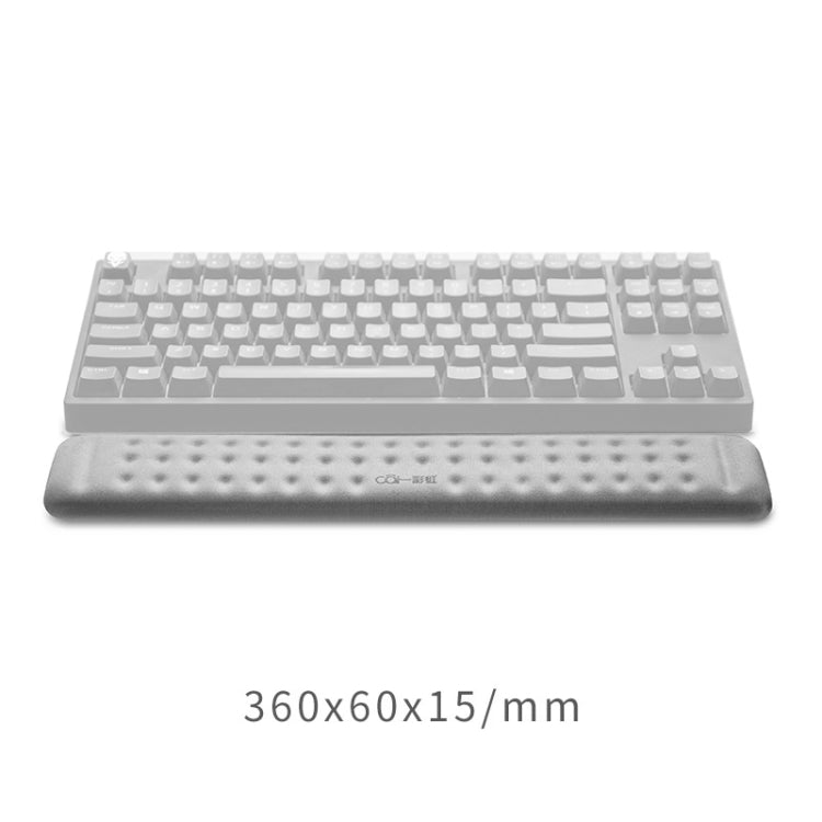 Mechanical Keyboard Wrist Rest Memory Foam Mouse Pad, Size : M