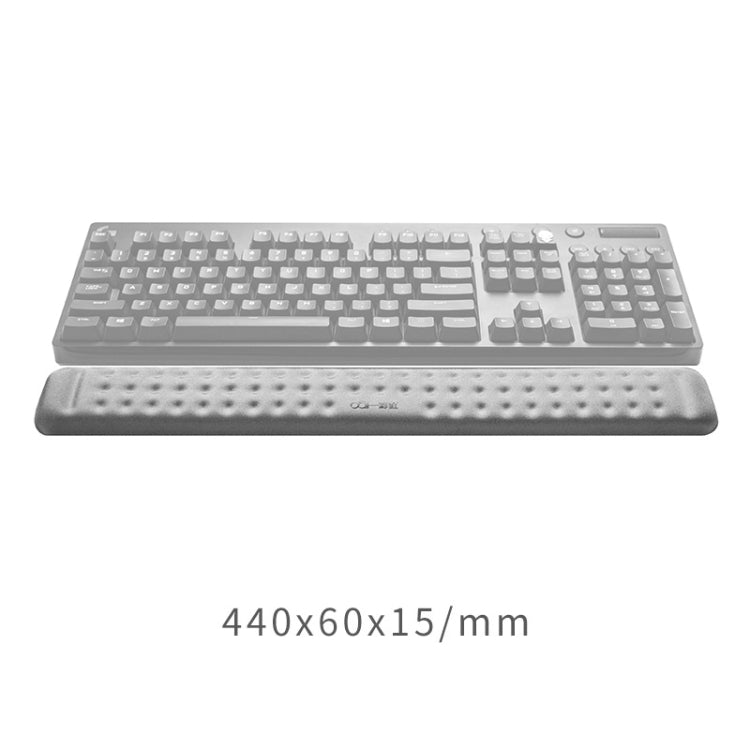 Mechanical Keyboard Wrist Rest Memory Foam Mouse Pad, Size : L