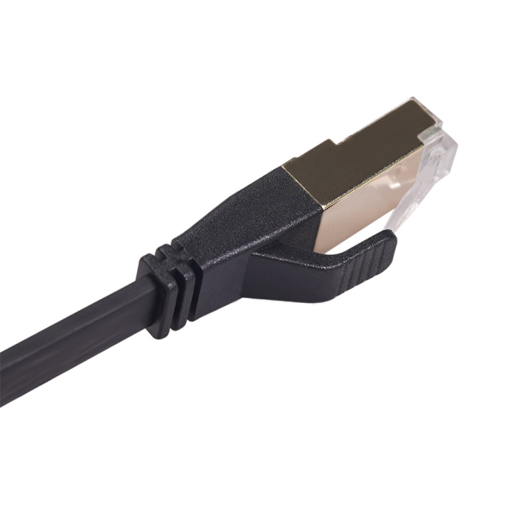 CAT8-2 Double Shielded CAT8 Flat Network LAN Cable, Length: 1m