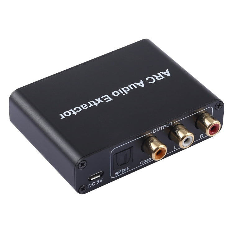 192KHz ARC Audio Extractor HDMI ARC to SPDIF + Coaxial + L/R Converter Audio Return Channel Adapter