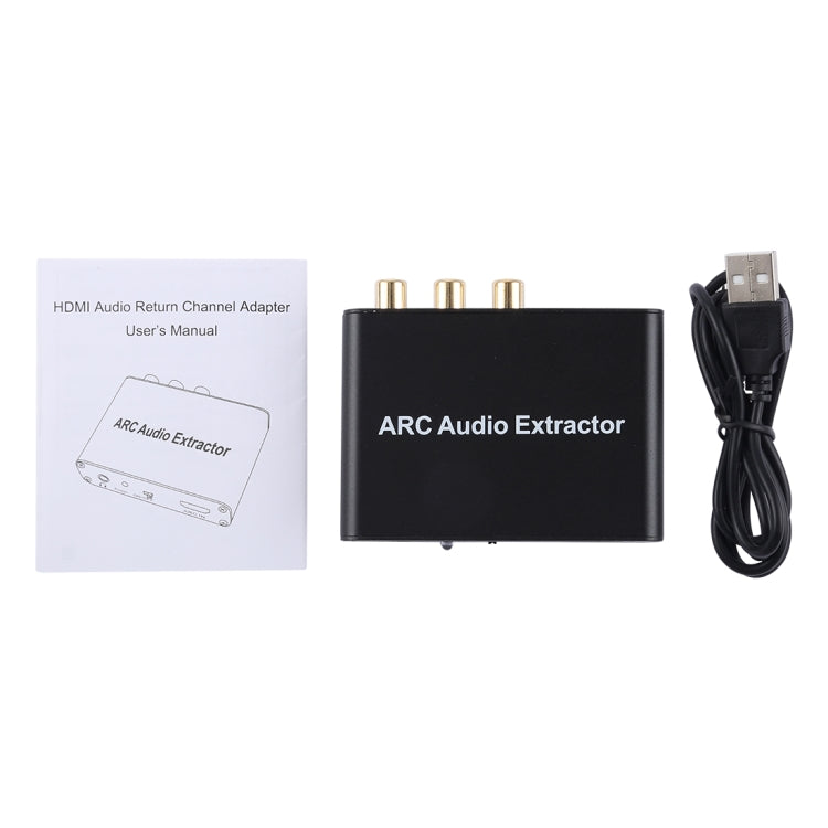 192KHz ARC Audio Extractor HDMI ARC to SPDIF + Coaxial + L/R Converter Audio Return Channel Adapter