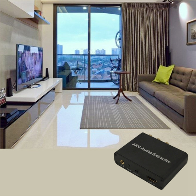 192KHz ARC Audio Extractor HDMI ARC to SPDIF + Coaxial + L/R Converter Audio Return Channel Adapter