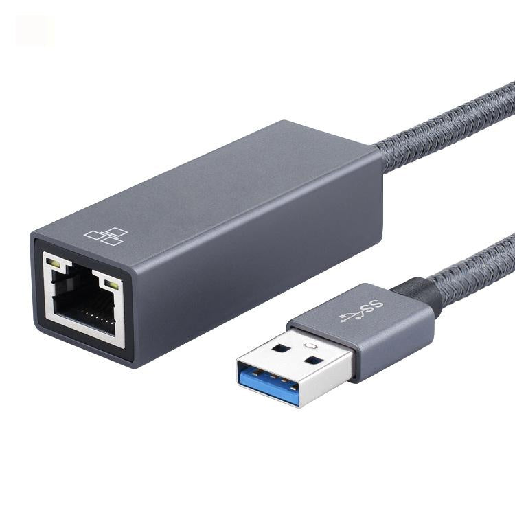 USB 3.0 AM to RJ45 Gigabit Adapter Cable, Length: 20cm