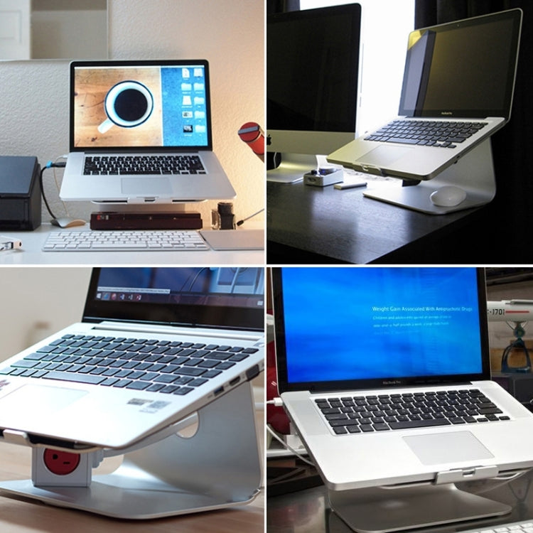 SOPI ZJ-001 Classic Style Aluminum Cooling Stand with Cool Fan for Laptop, Suitable for Mac Air, Mac Pro,  iPad, and Other Laptops