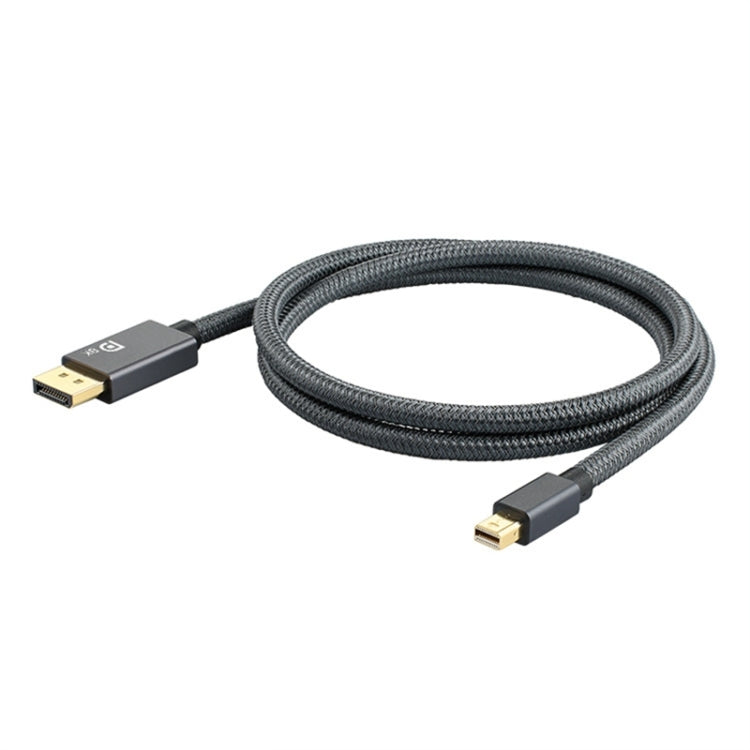 Mini&#160;DP Male to 8K DisplayPort 1.4 Male HD Braided Adapter Cable, Cable Length: 2m