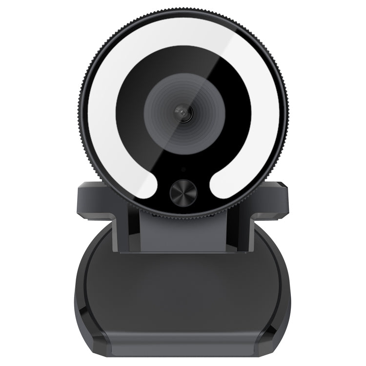 Landshine 90 Degree Wide-angle 2K USB Autofocus Computer Live Beauty HD Camera with Ring Light