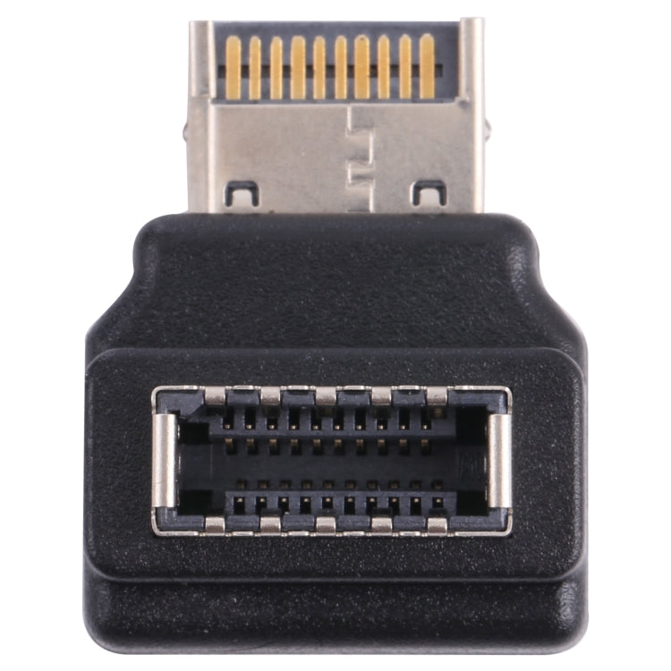 Type-E Female to Male 90 Degrees Elbow Computer Host Adapter