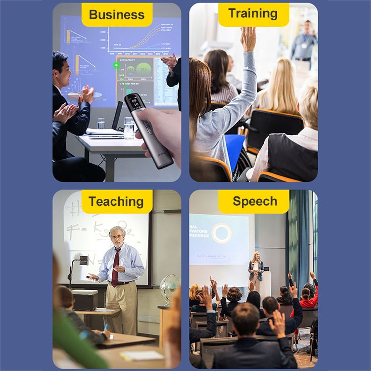 ASiNG A9 32GB Green Light Multifunctional PPT Touch Laser Page Turning Pen Wireless Presenter