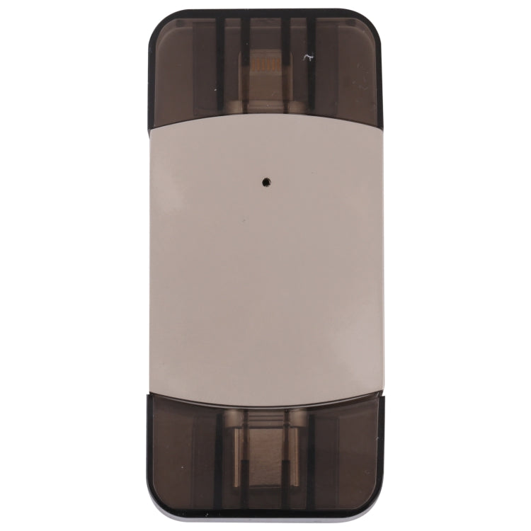 4 in 1 8 Pin + USB-C / Type-C Male to USB 3.0 + USB Female OTG Card Reader