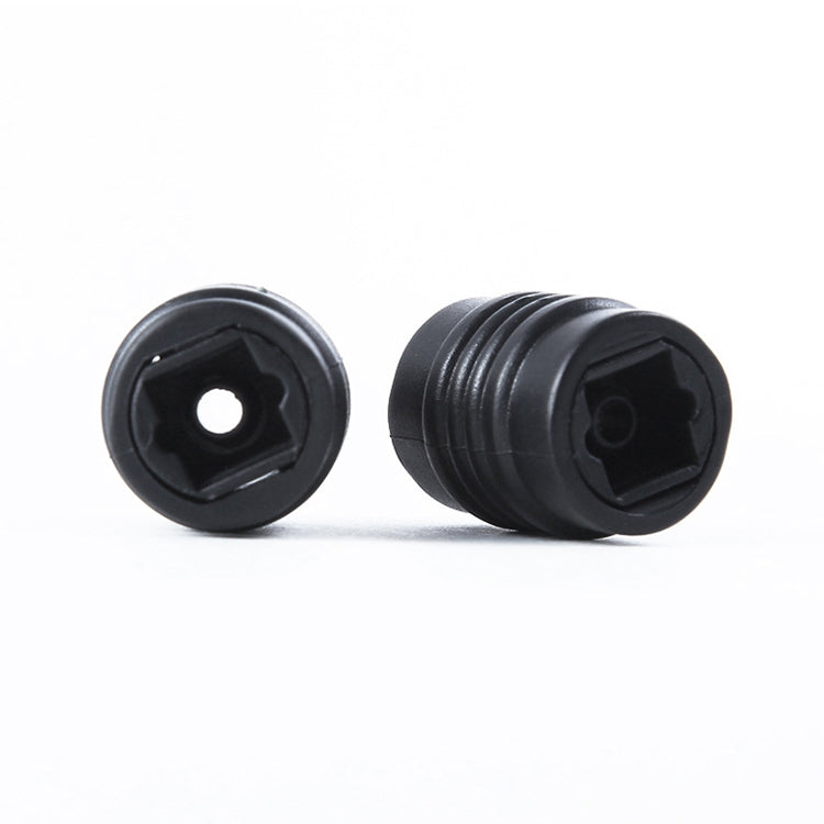 EMK Female to Female Conversion Head Optical Fiber Adapter Audio Adapter