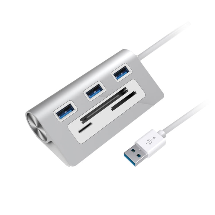 Rocketek HC423 USB3.0 x 3 + SD / TF / CF Card Reader HUB Adapter