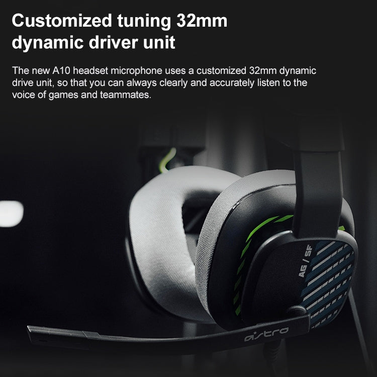Logitech Astro A10 Gen 2 Wired Headset Over-ear Gaming Headphones