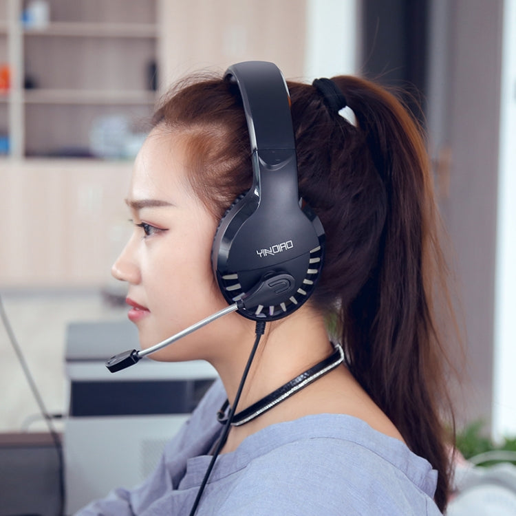 YINDIAO Q2 Head-mounted Wired Gaming Headset with Microphone, Version: Single 3.5mm