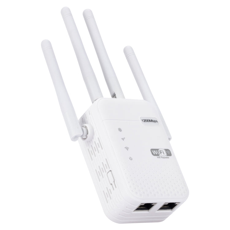 ZX-R08 1200Mbps 2.4G/5G Dual-Band WiFi Repeater Signal Amplifier WISP Outdoor Router, US Plug