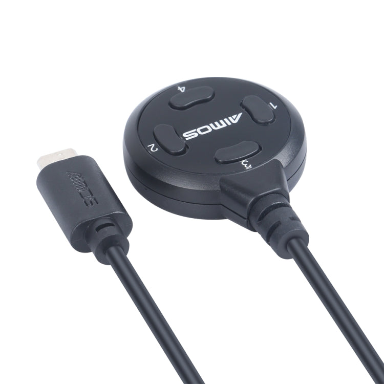 AIMOS AM-SH4 Switcher Sharing Device 4-buttons Extension Cable Extender