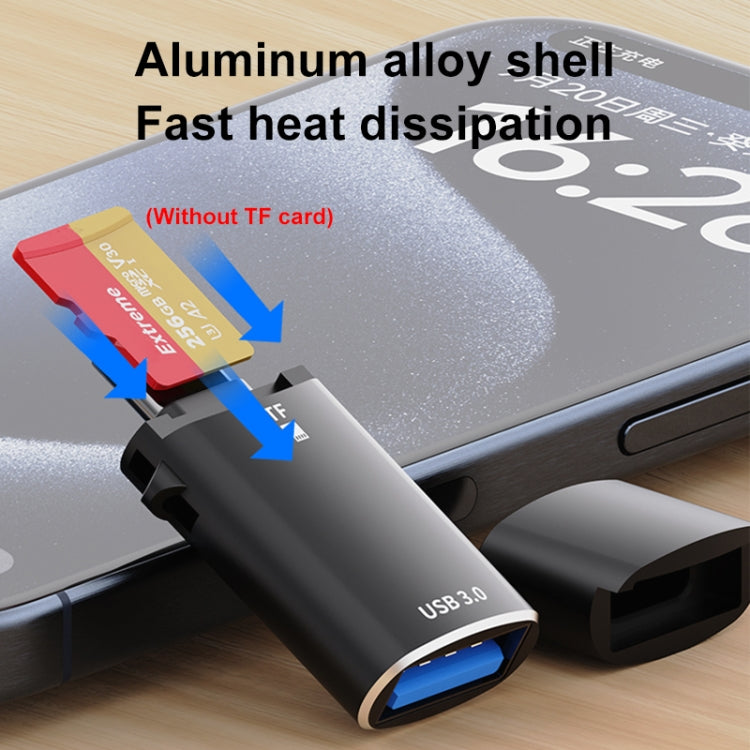 USB-C / Type-C to TF Card Multifunctional Card Reader Universal Adapter