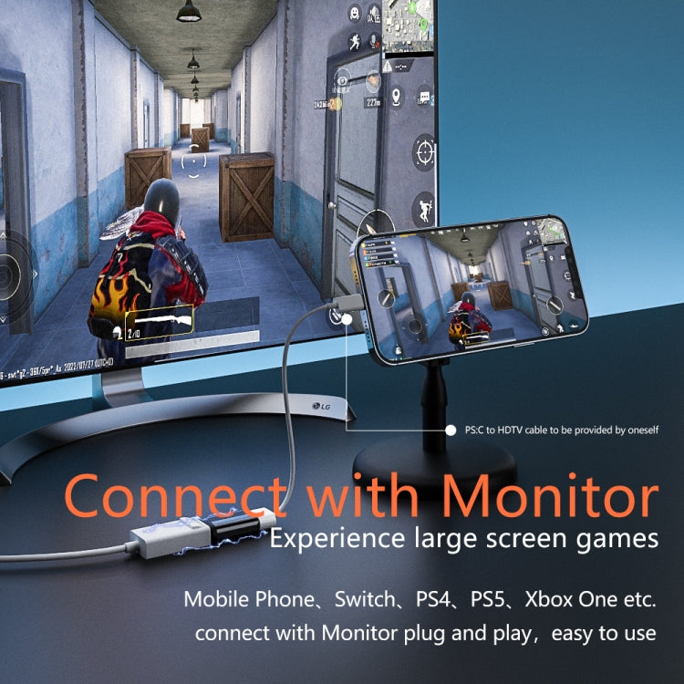 8K 60Hz HDMI Female to DP Male Adapter