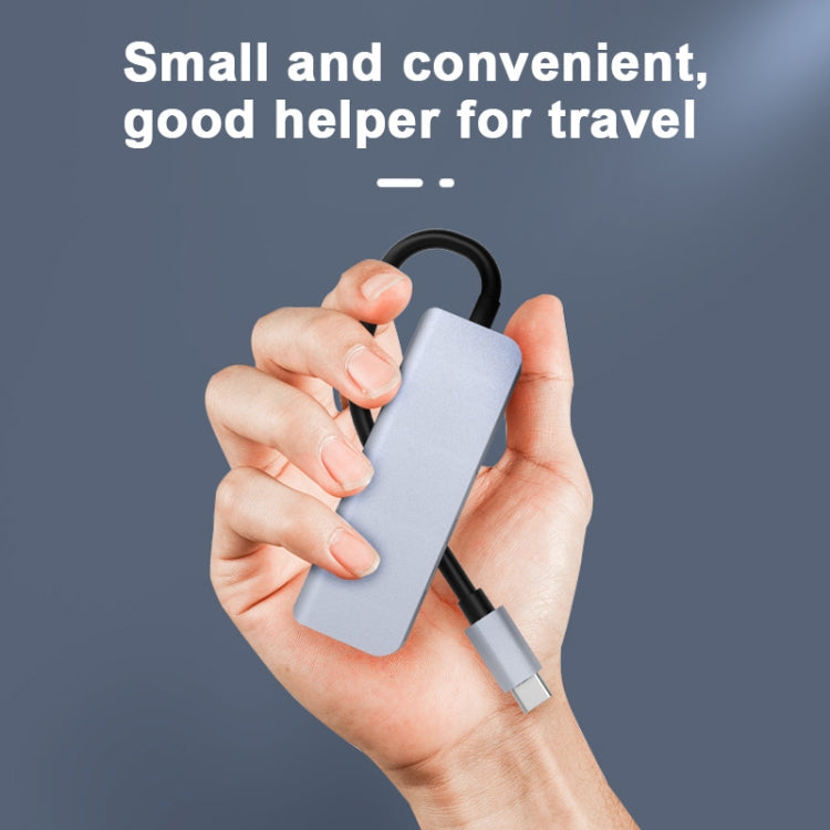 2011N 3 In 1 USB 3.0 x2 + HDMI Multi-function Type-C / USB-C HUB Docking Station