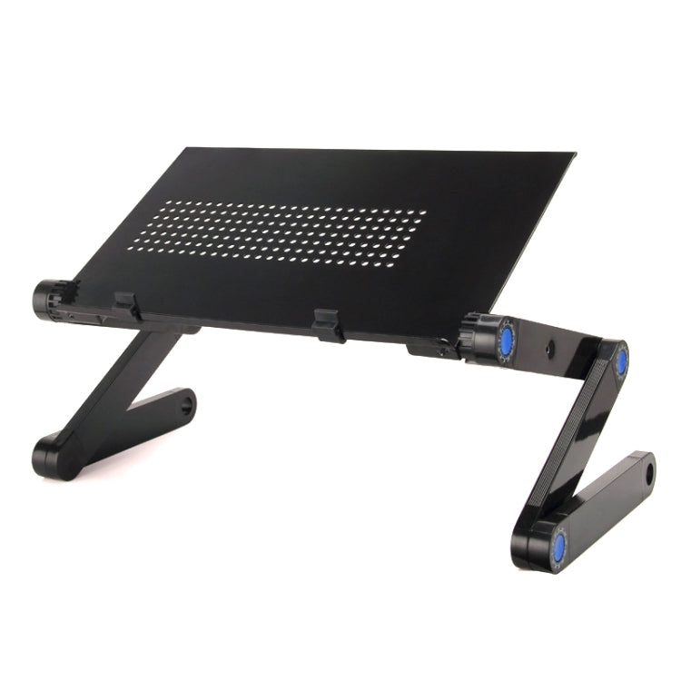 Portable 360 Degree Adjustable Foldable Aluminium Alloy Desk Stand for Laptop / Notebook, without CPU Fans & Mouse Pad