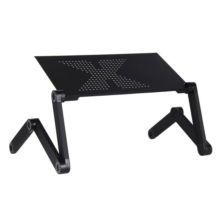 Lengthen Portable 360 Degree Adjustable Foldable Aluminium Alloy Desk Stand for Laptop / Notebook, without CPU Fans & Mouse Pad