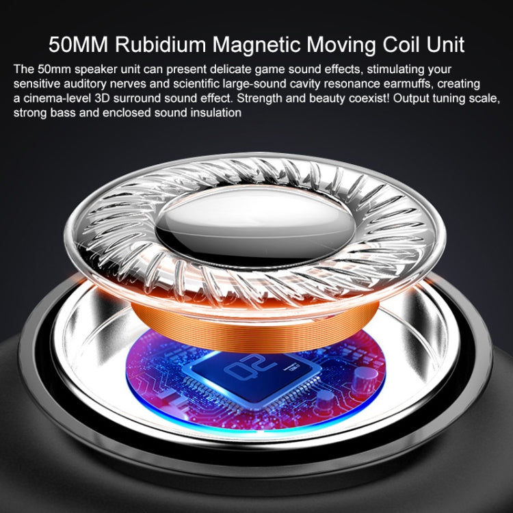 YINDIAO Q3 USB Wired E-sports Gaming Headset with Mic & RGB Light, Cable Length: 1.67m