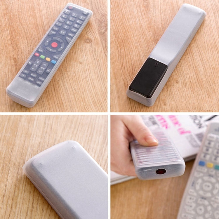 5 PCS Short Design Air Conditioning Remote Control Silicone Protective Cover, Size: 12.4*4.5*2.2cm