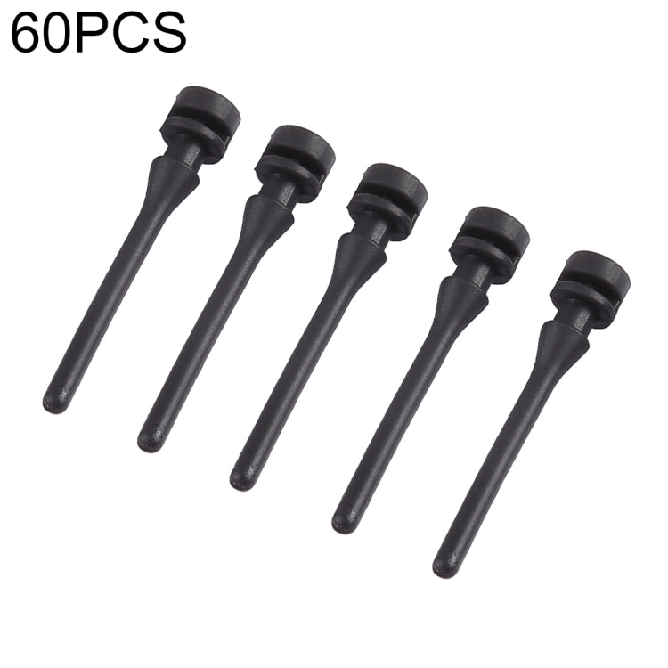 60 PCS 40mm Anti Vibration Soft Damping Nail Rubber Silicone Computer Fan Screw, 60 PCS 40mm (Blue), 60 PCS 40mm