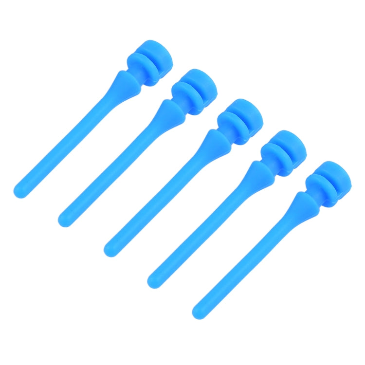 60 PCS 40mm Anti Vibration Soft Damping Nail Rubber Silicone Computer Fan Screw, 60 PCS 40mm (Blue), 60 PCS 40mm