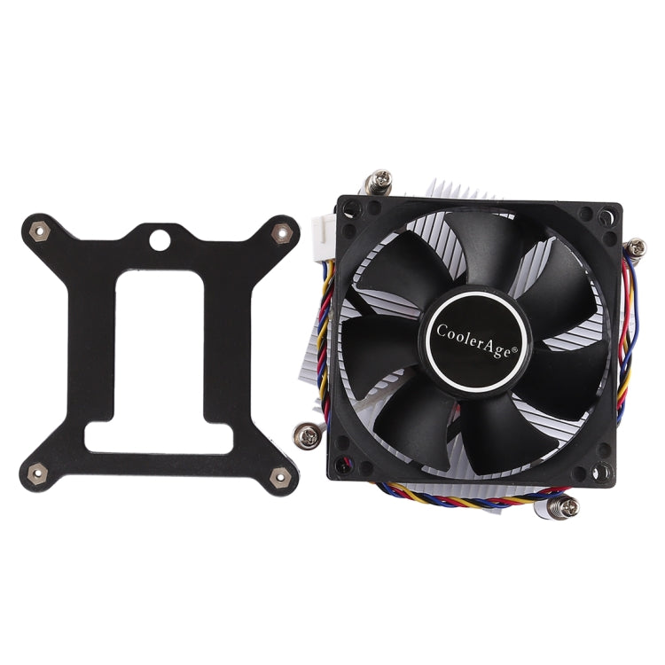 4Pin CPU Cooler Mute Silent Fan Heat Sink for Intel 1155 / 1151 / i3 / i5